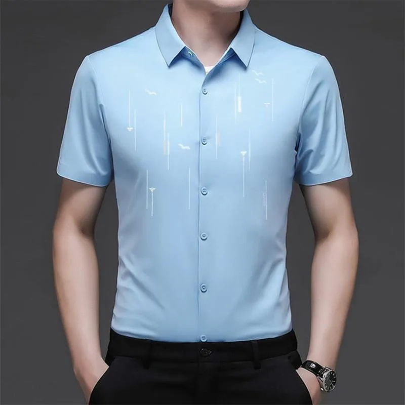 2024 Summer Anti-wrinkle Ice Silk Shirt