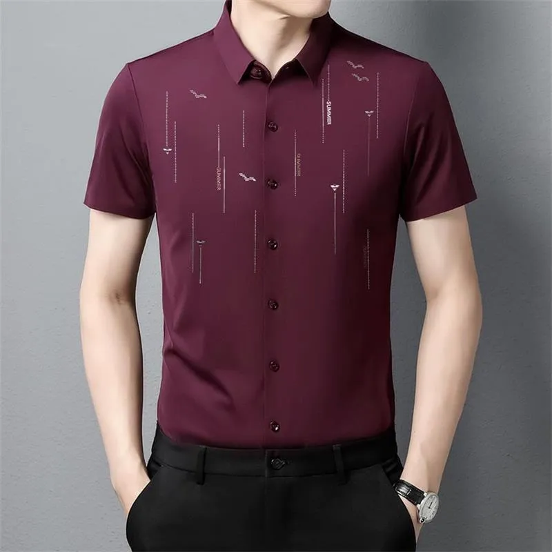 2024 Summer Anti-wrinkle Ice Silk Shirt