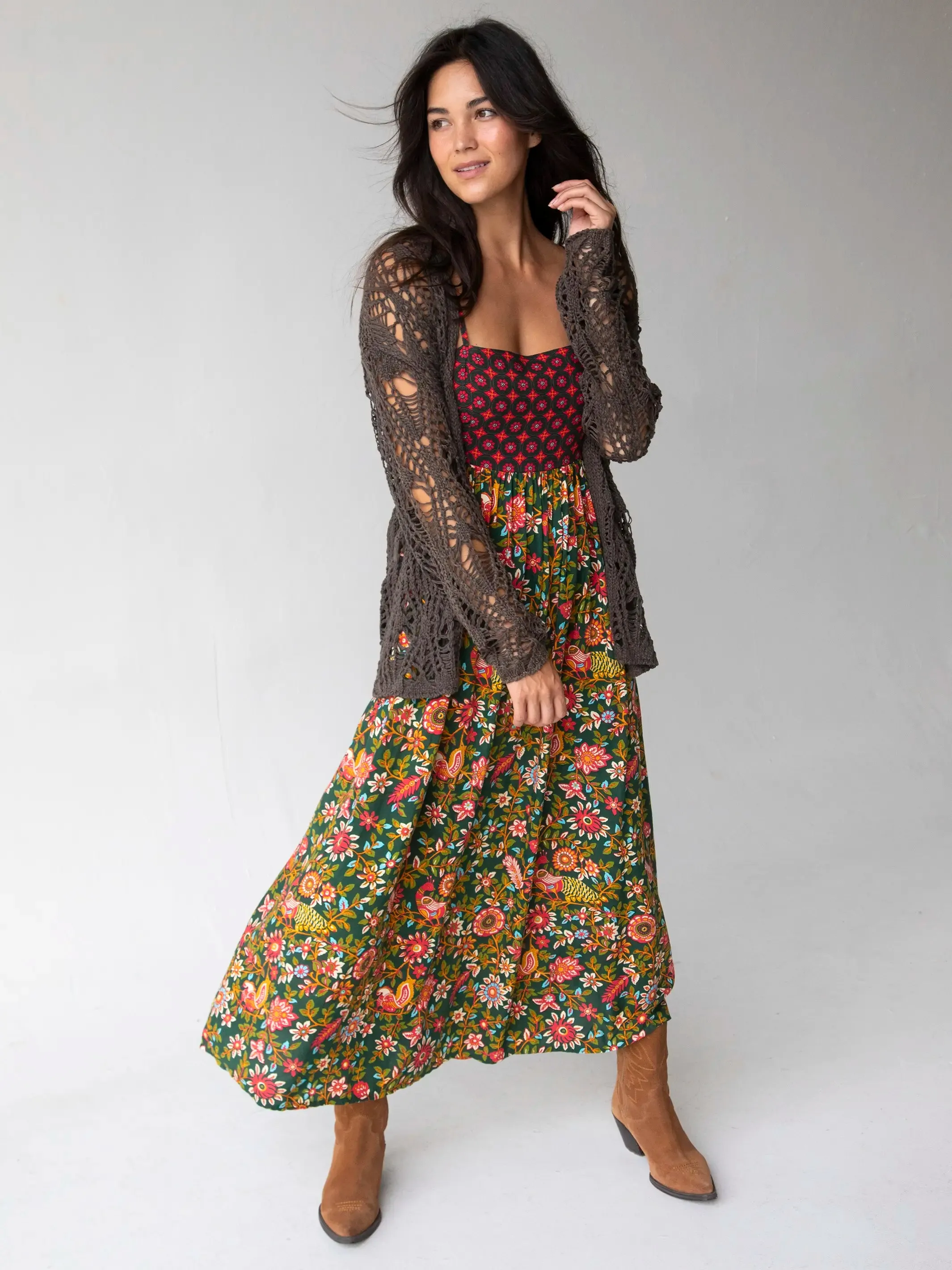 Abigail Cardigan - Charcoal