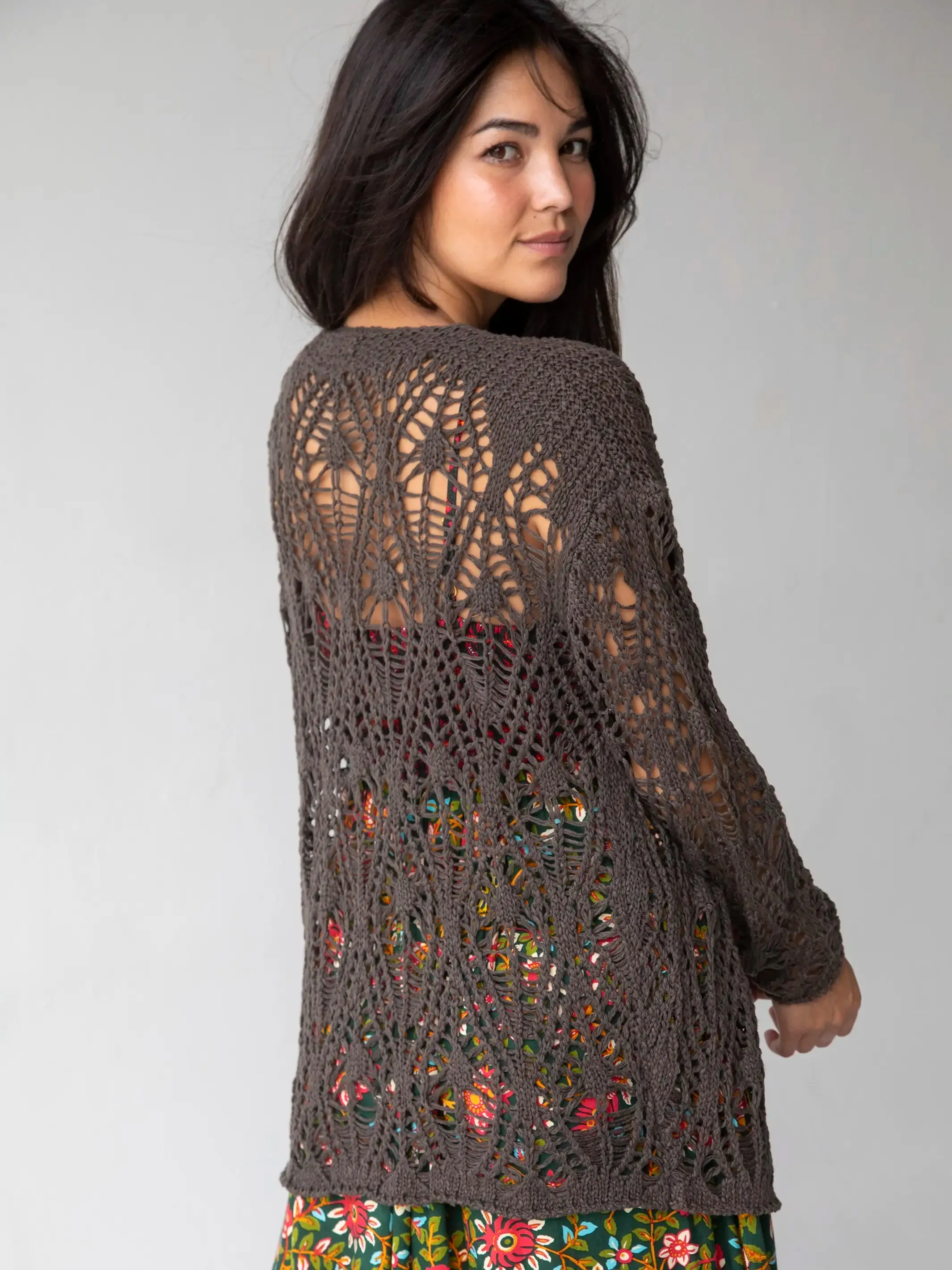 Abigail Cardigan - Charcoal