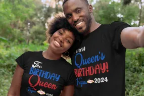 Birthday Queen, Birthday Squad Shirts Las Vegas Vacation T Shirts