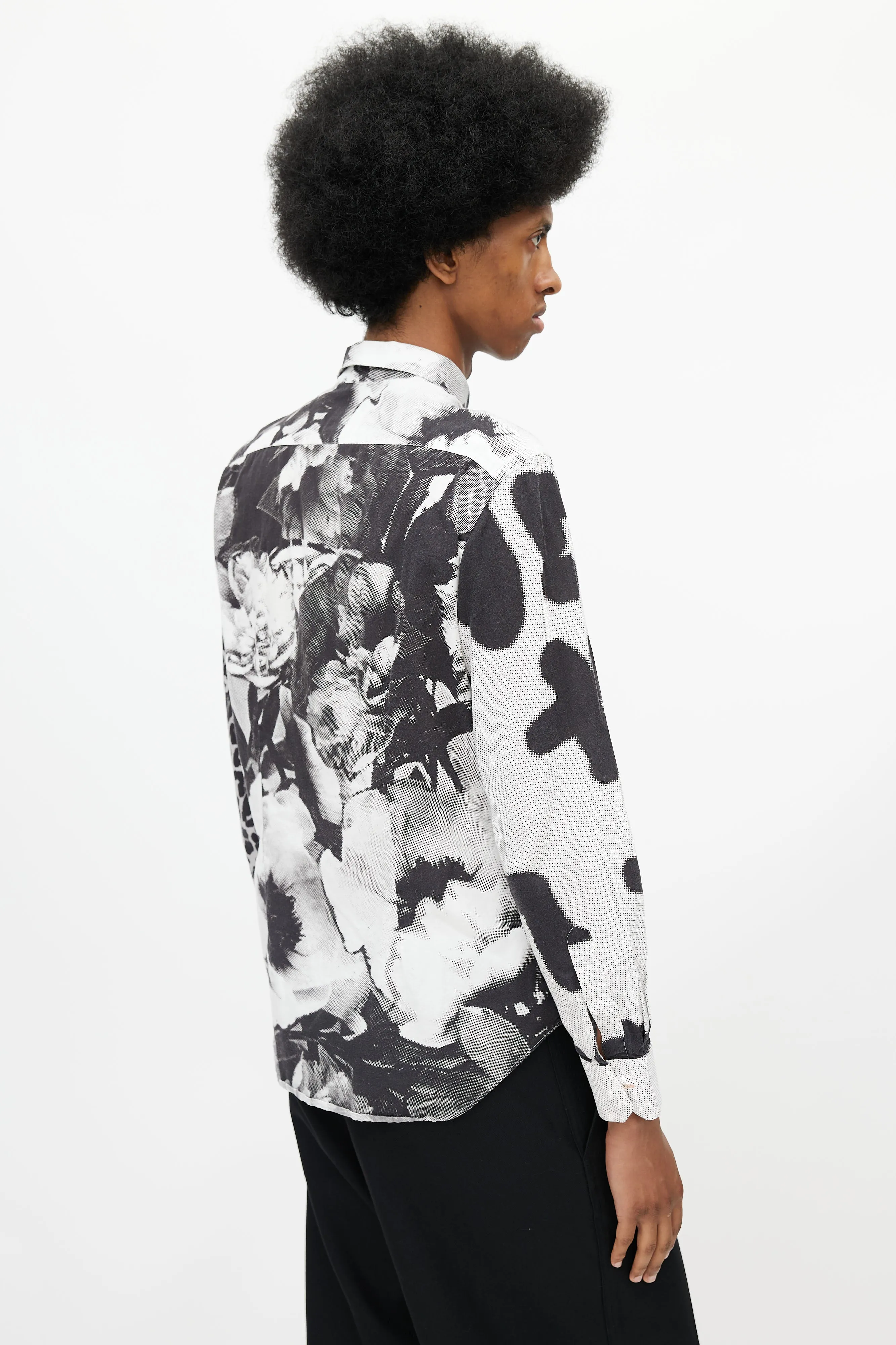 Black & White Print Shirt