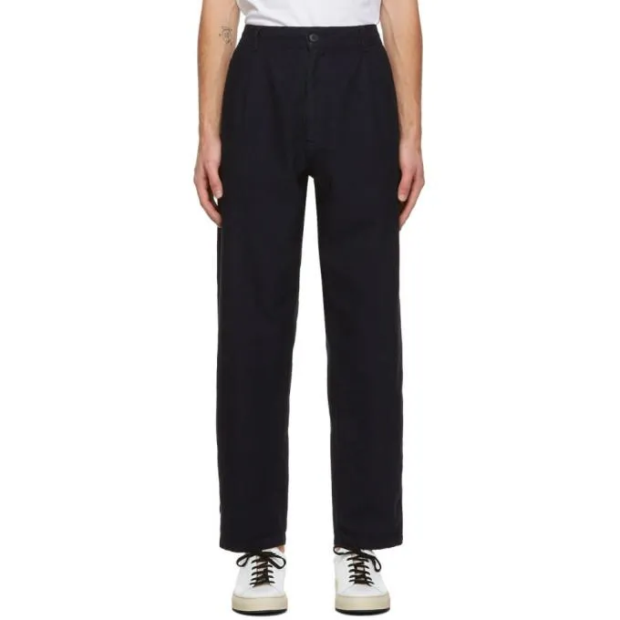 Blue Blue Japan Indigo Yarn-Dyed Sashiko Trousers