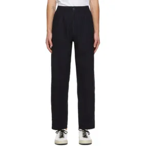 Blue Blue Japan Indigo Yarn-Dyed Sashiko Trousers