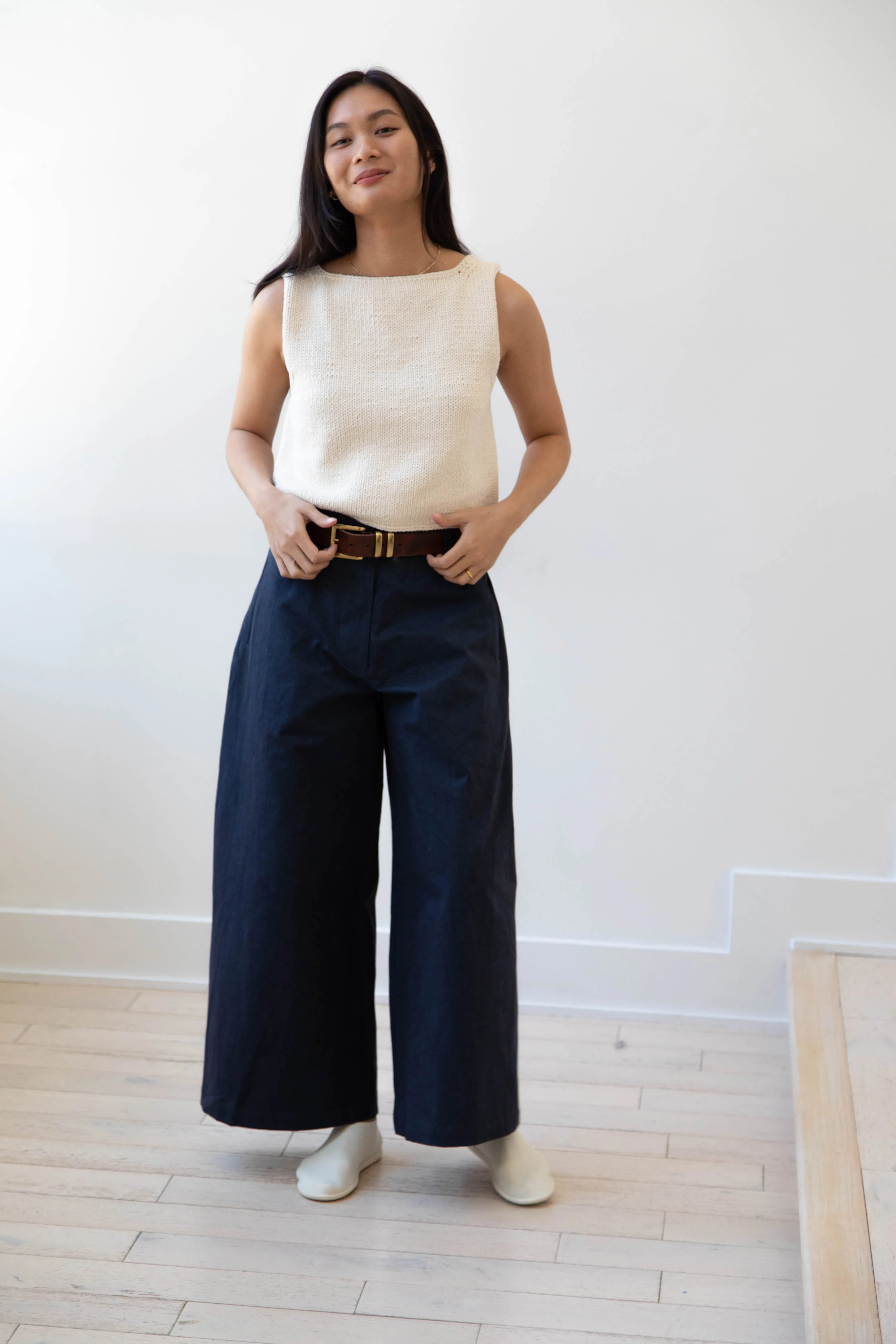 Cawley | Grace Trousers in Dark Navy