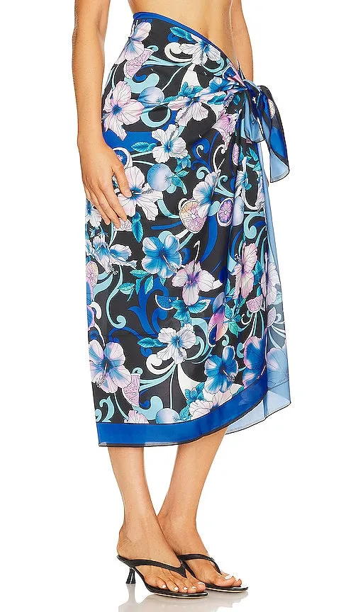 CIN CIN Long Sarong in Blue