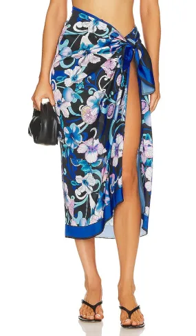 CIN CIN Long Sarong in Blue