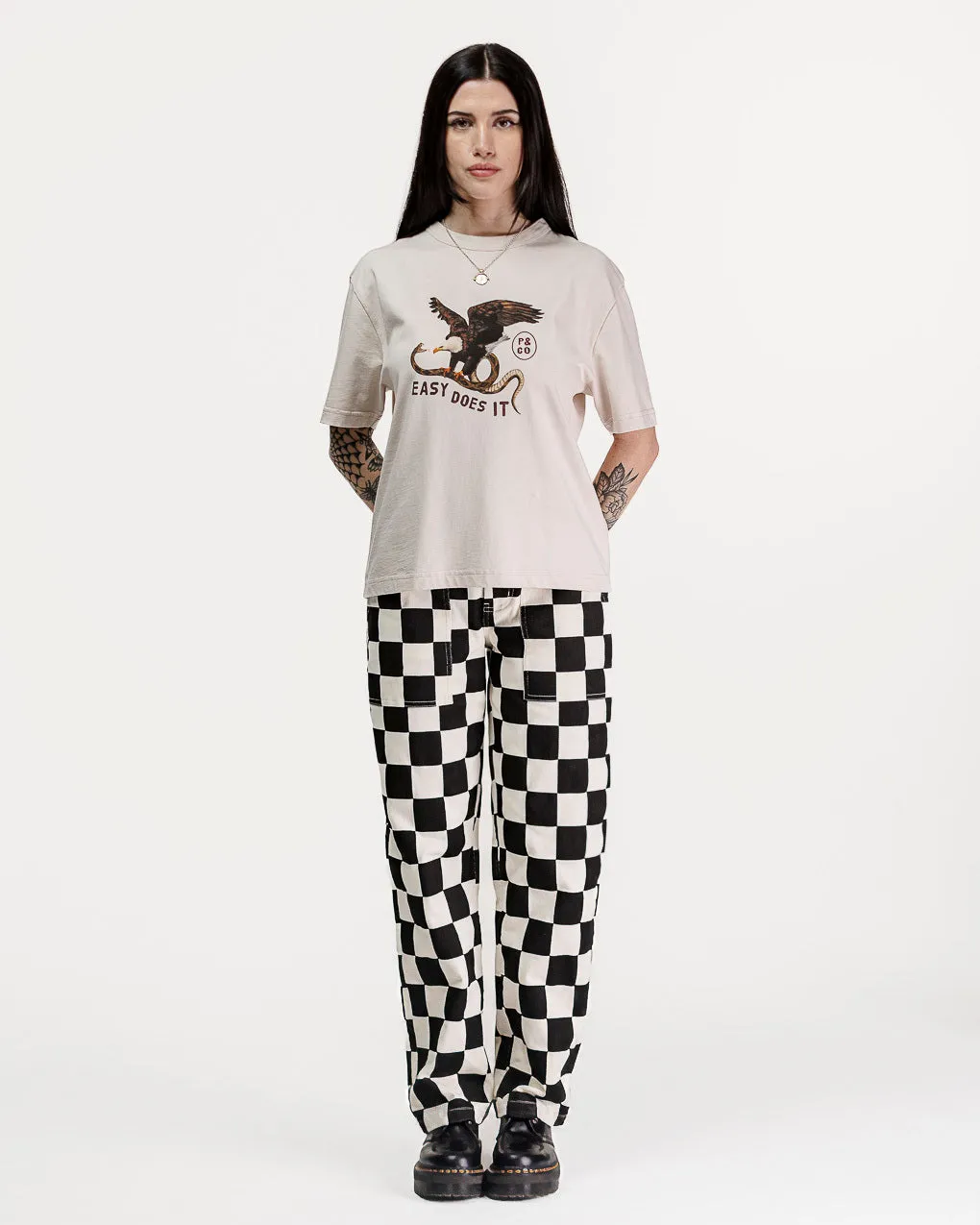 Easy Does It Boxy T-Shirt - Bone