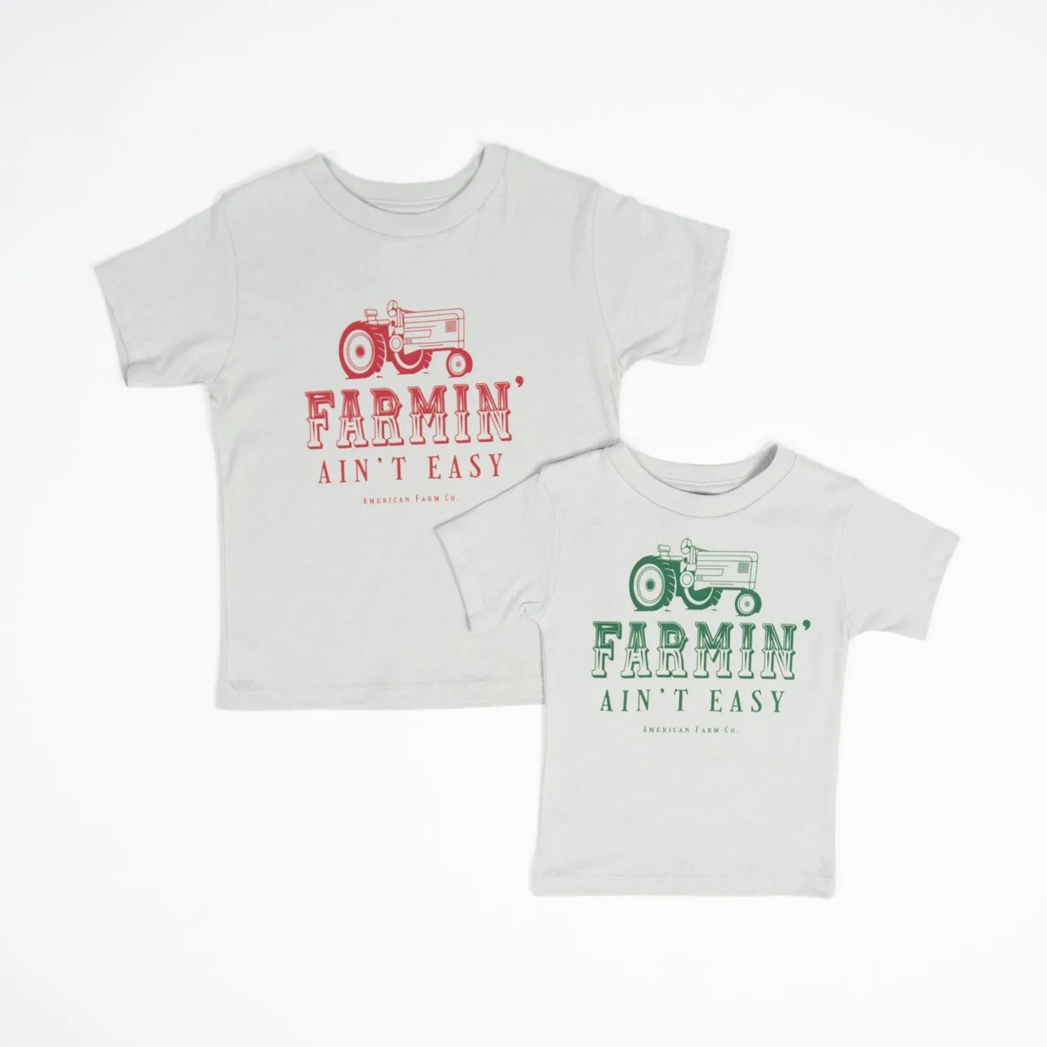 Farmin’ Ain’t Easy Red Toddler/Youth Tees