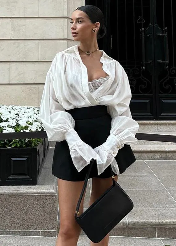 Ivyshape | Blouson Elegance Top