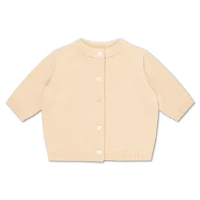 Knit cardigan soft sand