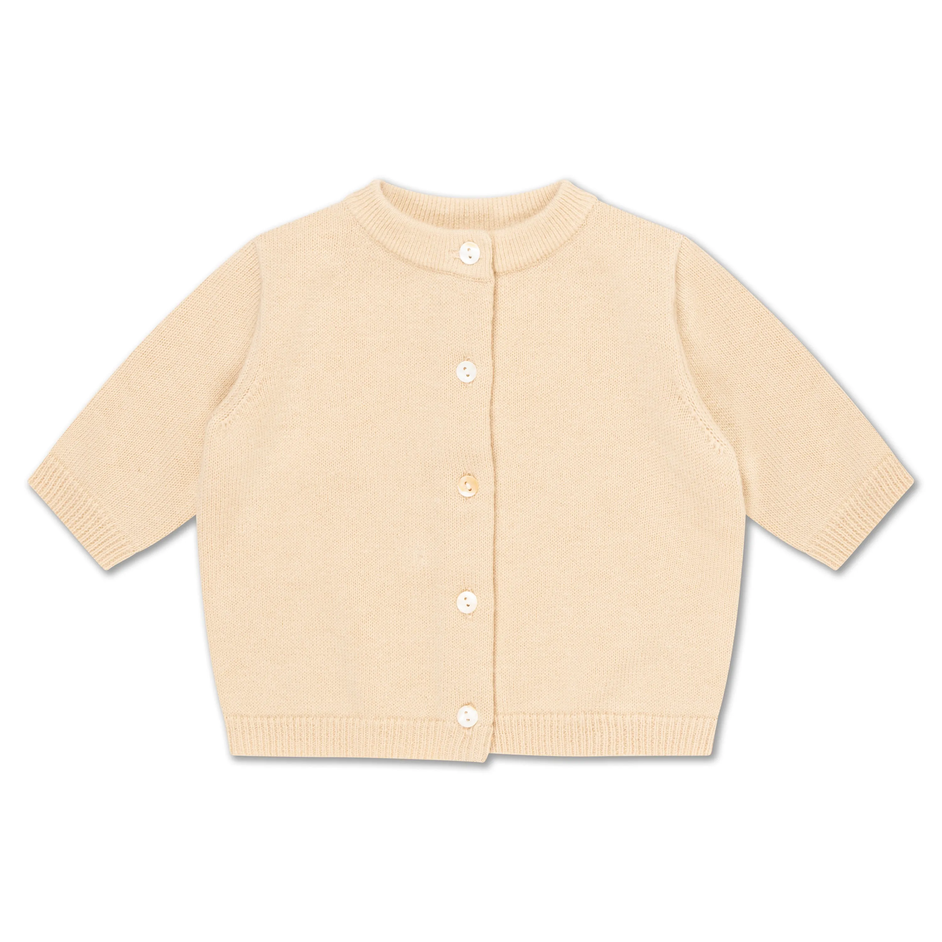 Knit cardigan soft sand