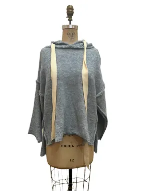 Light weight Sloppy Joe hoodie (Alpaca) - Sky blue