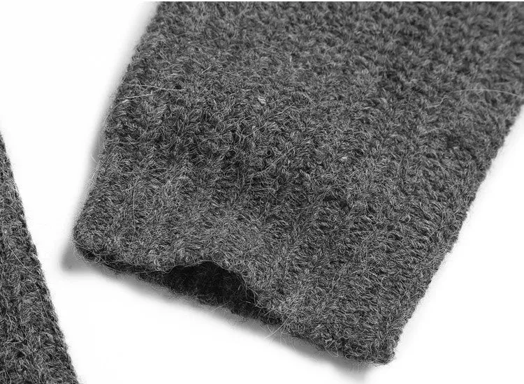 Men's Winter Warm Woolen Slim Knitted Cardigan