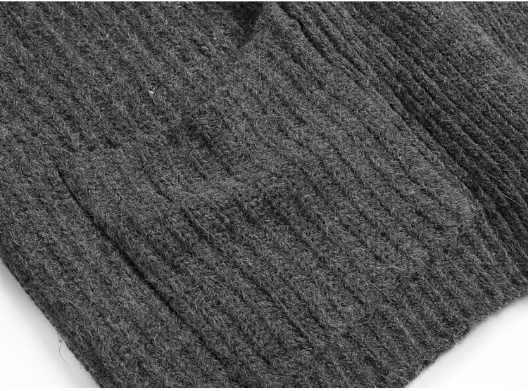 Men's Winter Warm Woolen Slim Knitted Cardigan