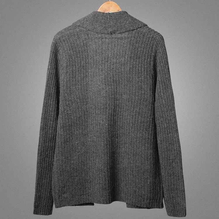 Men's Winter Warm Woolen Slim Knitted Cardigan