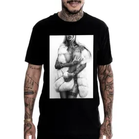 Mob Wife Black Mens T-Shirt