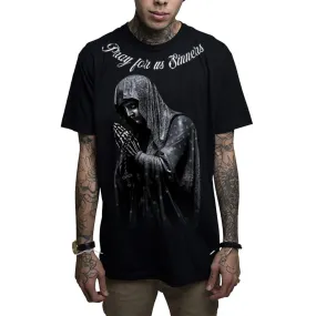 Sinner Black Mens T-Shirt
