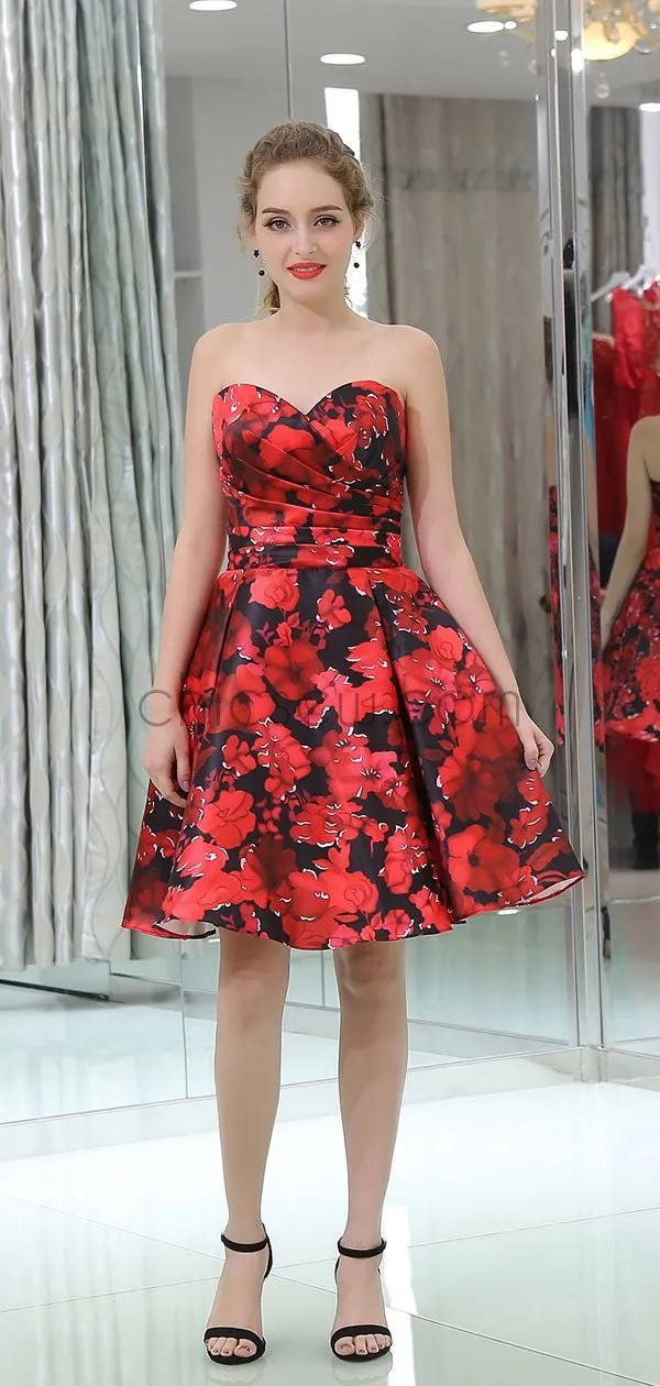 Sweetheart A-Line Unique Deisgn Lovely Homecoing Dresses LMX1174