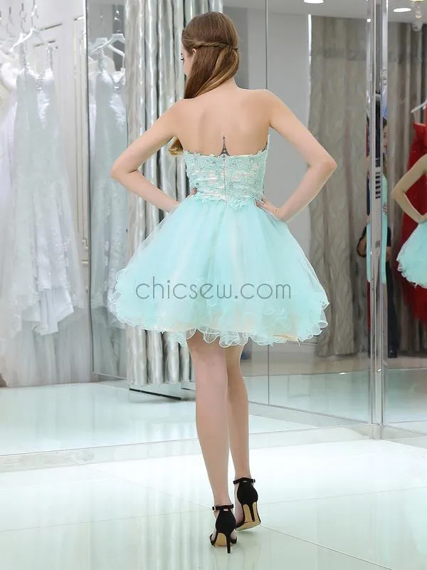 Sweetheart Cute Short Homecoming Dresses SDP1131