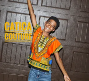 The Future Kids Dashiki Shirt | CATICA Couture