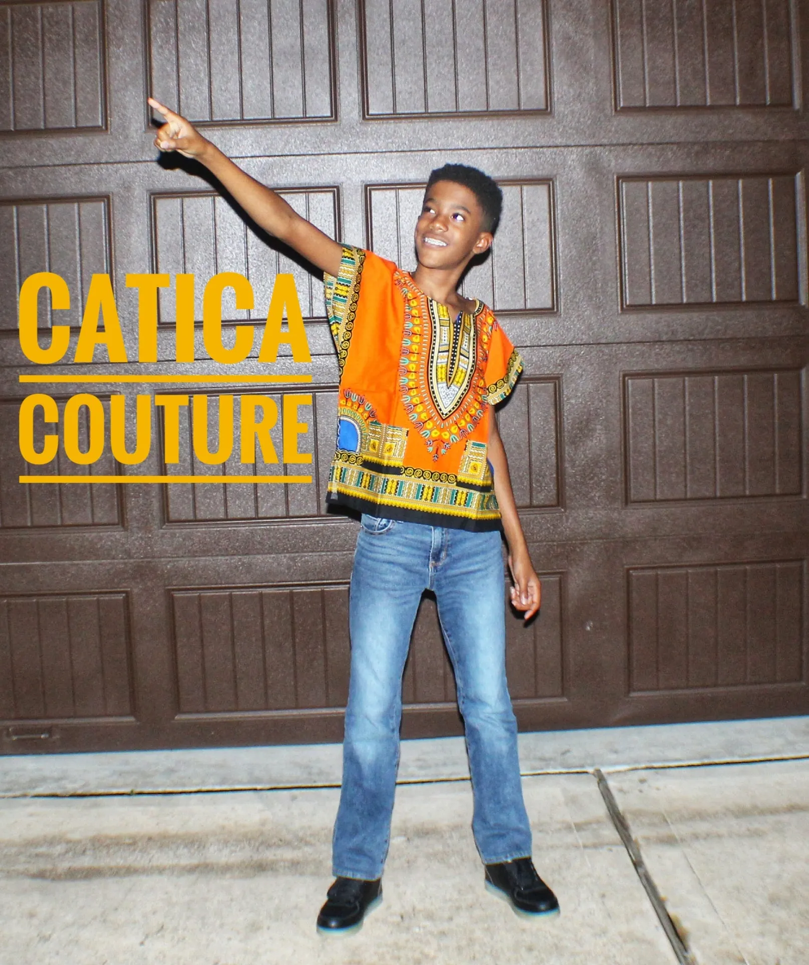 The Future Kids Dashiki Shirt | CATICA Couture