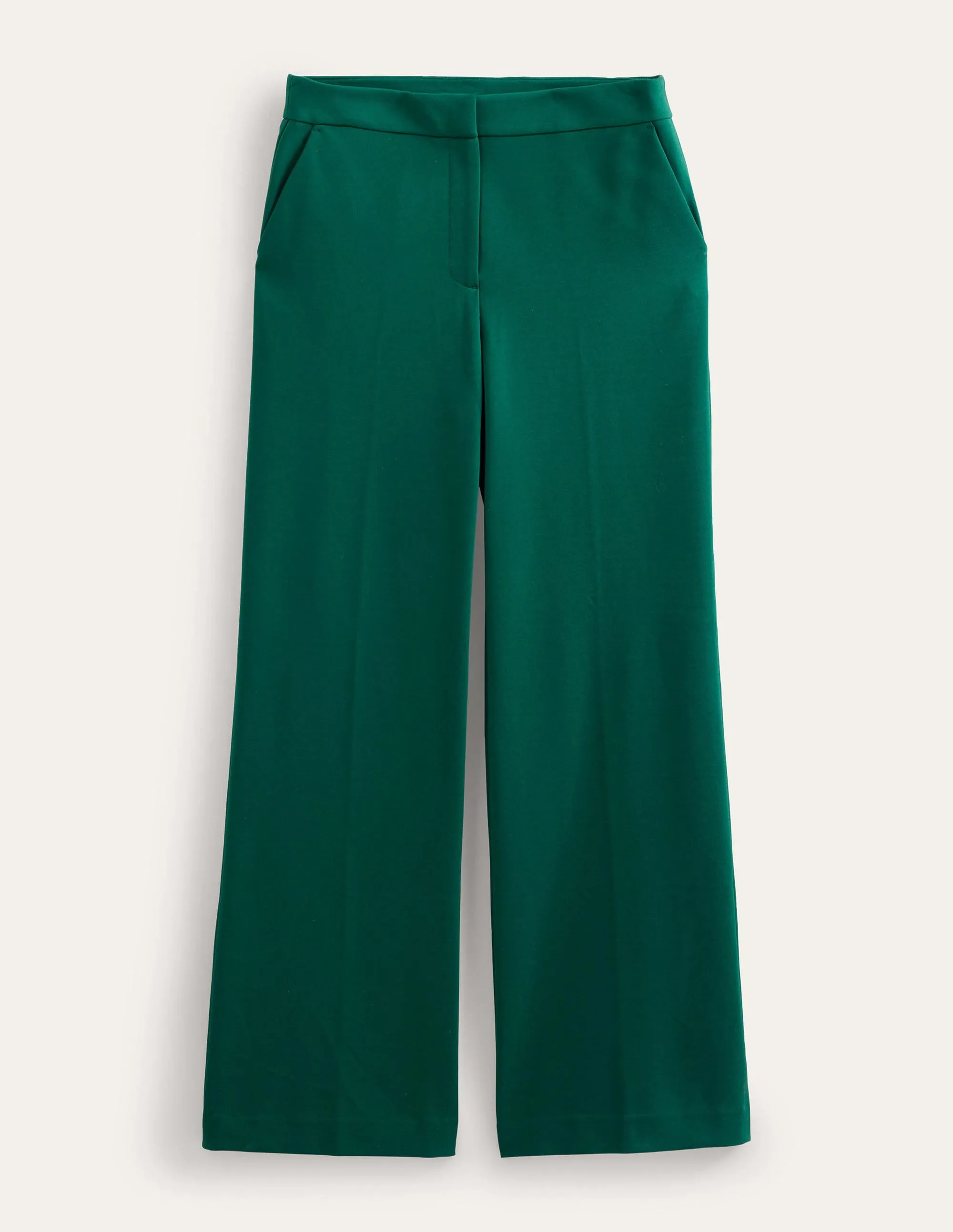 Westbourne Ponte Trousers-Emerald Night