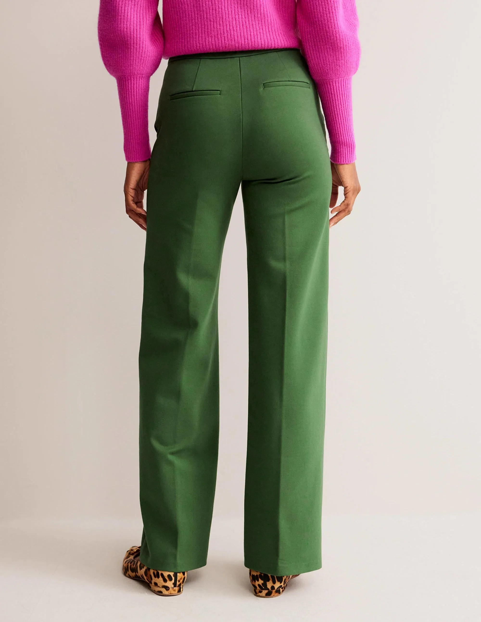 Westbourne Ponte Trousers-Winter Green